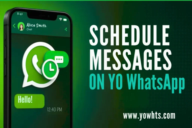 YO WhatsApp message scheduler